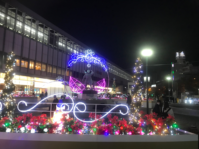 岡山駅前イルミネーション 2020